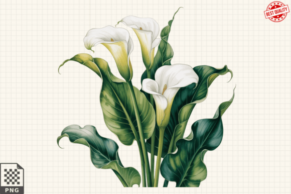 Download Watercolor Calla Lily Flower ClipArt's - Watercolor Collection