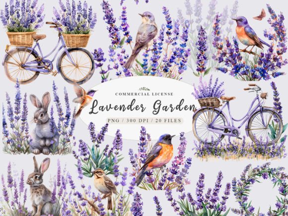 Download Watercolor Lavender Png,Provence Clipart - Watercolor Collection