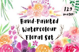 Download Hand Painted Watercolor Floral Set - Watercolor Collection