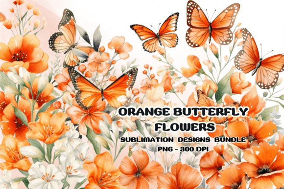 Download Orange Flower Watercolor Clipart - Watercolor Collection