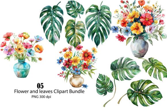 Download Watercolor Tropical Flowers Clipart, PNG - Watercolor Collection