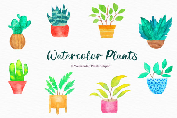 Download Watercolor Plants Clipart - Watercolor Collection