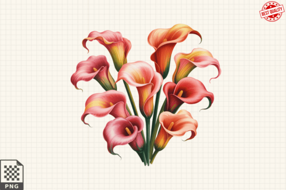 Download Watercolor Calla Lily Flower ClipArt's - Watercolor Collection