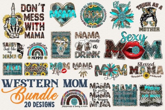 Download Western Mom - Mother's Day PNG Bundle - Premium Resources