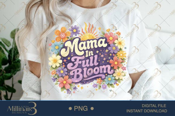 Download Mama in Full Bloom PNG, Watercolor Flora - Watercolor Collection