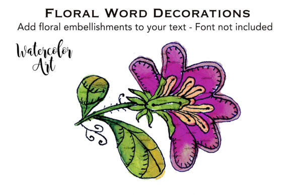 Download Watercolor Flower Purple Petals - Watercolor Collection