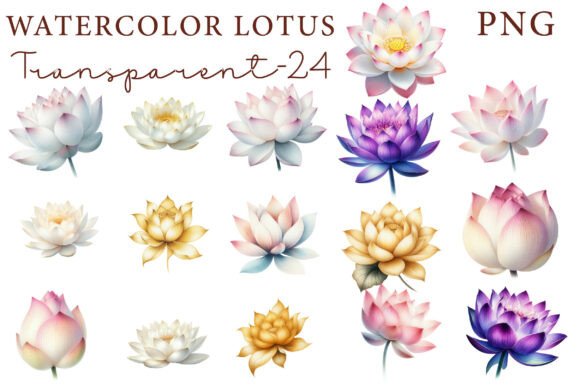 Download Watercolor Lotus Clipart - Watercolor Collection