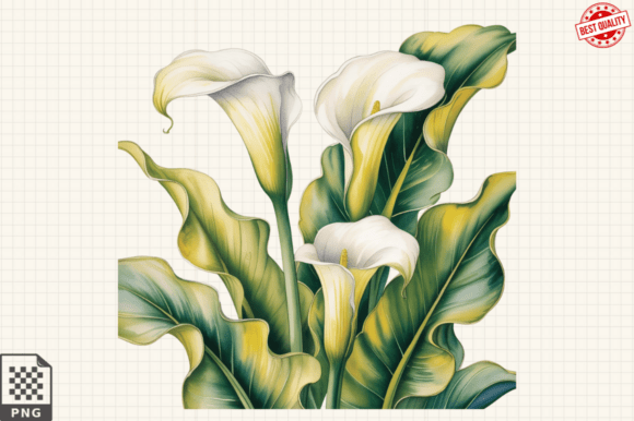 Download Watercolor Calla Lily Flower ClipArt's - Watercolor Collection