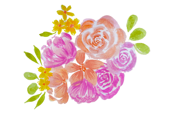 Download Bouquet of Roses Watercolor Floral Set - Watercolor Collection