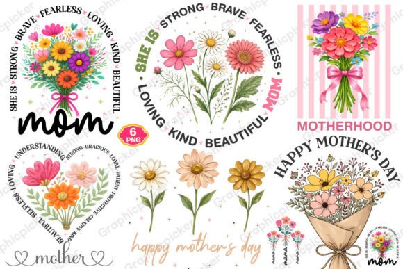 Download Mother's Day PNG Bundle, Floral Mama PNG - Mother's day png bundle Collection
