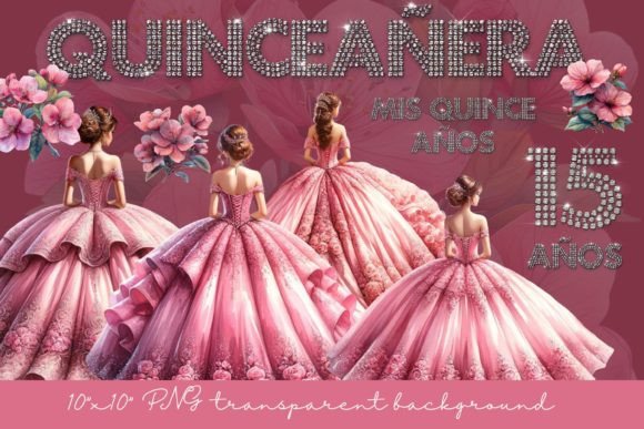 Download Watercolor Pink Color Quinceanera - Watercolor Collection