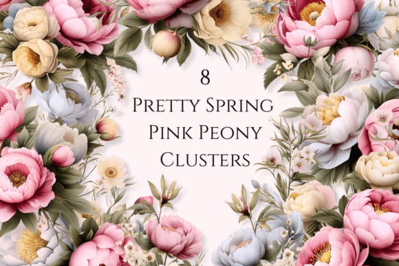 Download Watercolor Flower Clipart - Pink Peony - Watercolor Collection